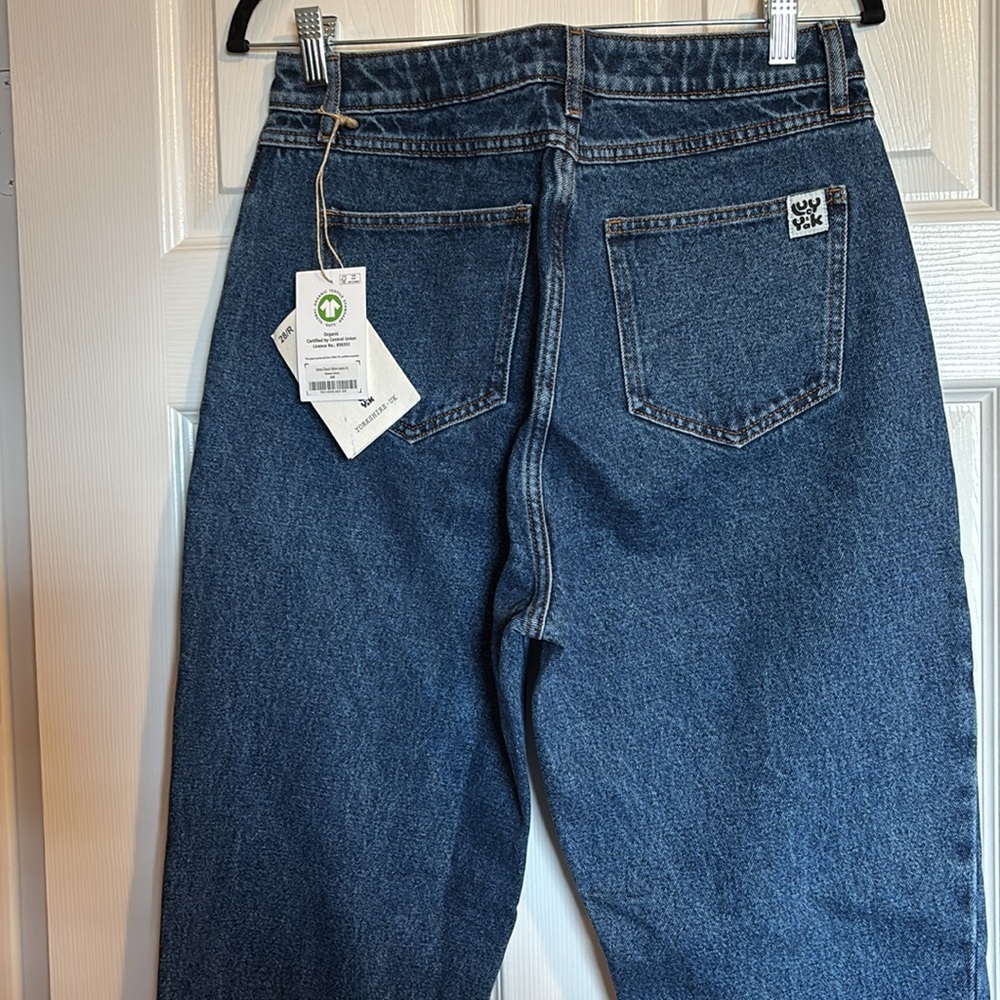 Lucy & Yack Classic High-Rise Women's Blue Denim Jeans 28R - Picture 6 of 12